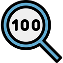 search, magnifying glass, zoom, detective, ui, Loupe, Tools And Utensils Black icon