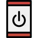 Energy, Multimedia, power, ui, technology, power button, power on, Multimedia Option, Start Button WhiteSmoke icon