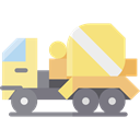 transportation, truck, transport, vehicle, Automobile, Construction And Tools Khaki icon
