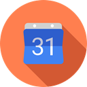 Administration, Organization, Calendars, Time And Date, Calendar, time, date, Schedule, interface Coral icon