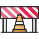 Caution, Construction, Barrier, Obstacle, Construction And Tools DarkSlateGray icon