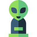miscellaneous, Ufo, Avatar, Alien, space, galaxy, extraterrestrial Black icon