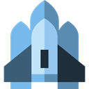 Business, Rocket, transportation, transport, spacecraft, Space Ship, Rocket Ship, Rocket Launch, Spacecrafts SkyBlue icon