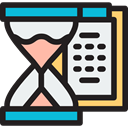 Clock, time, miscellaneous, Hourglass, waiting, time management, Tools And Utensils, Time And Date WhiteSmoke icon