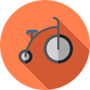 exercise, sports, Bike, Bicycle, cycling, sport, transportation, transport, vehicle Coral icon