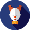 Costume, Fairground, Professions And Jobs, Clown, Circus, carnival, entertainment, people, user DarkSlateBlue icon