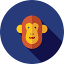 mammal, wildlife, Primate, Animal Kingdom, monkey, zoo, Animals DarkSlateBlue icon