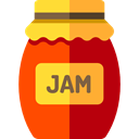 Jar, food, breakfast, jam, Conserve, Food And Restaurant Firebrick icon