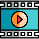 movie, Multimedia, Arrows, interface, music player, Play button, video player, Multimedia Option, Music And Multimedia MediumTurquoise icon