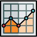 chart, graph, Business, Analysis, comparison, Polylines, Seo And Web LightGray icon