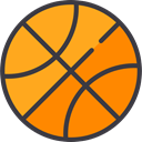 Sports And Competition, team, equipment, sports, Sport Team, Basketball DarkOrange icon