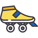 sports, skate, Skating, skater, leisure, roller skate, Sports And Competition Black icon