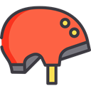 security, helmet, Protection, cycle, sports, Bicycle, cycling, Biking, Sports And Competition Tomato icon