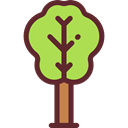 Botanical, Fruit Tree, Ecology And Environment, Tree, nature, garden, gardening, ecology, yard Black icon