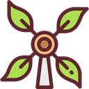 nature, technology, Windmill, mill, ecology, Ecological, Ecologic, Windmills, Eolian, Ecology And Environment SaddleBrown icon
