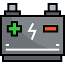 Energy, Battery, power, industry, technology, electronics DimGray icon