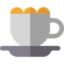 Coffee, food, Food And Restaurant, latte, coffee cup, hot drink, Coffee Shop DarkGray icon