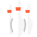 Game, sports, Fun, leisure, Bowling Pin, Sports And Competition WhiteSmoke icon