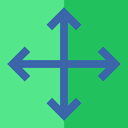 Arrows, button, Resize, ui, Squares, Multimedia Option, Resizing MediumAquamarine icon