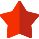 shapes, signs, Shapes And Symbols, Favorite, Favourite, interface, rate, star OrangeRed icon