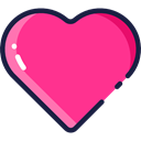 lover, loving, Love And Romance, interface, Like, shapes, Peace, Heart DeepPink icon