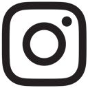 Logo, social media, Instagram, instagram new design Black icon