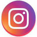 instagram new design, round, social media, Instagram IndianRed icon