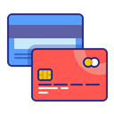Cards, pay, method, credit, payment, Purchase Tomato icon