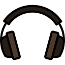 sound, volume, Audio, music player, technology, earphones Black icon