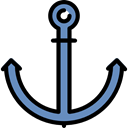 tool, navigation, sailing, navy Black icon