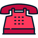 telephone, technology, phone receiver, phones, phone call, Telephones Tomato icon