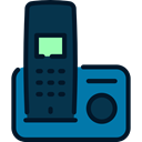 Telephones, telephone, technology, phone receiver, Communication, phones, phone call MidnightBlue icon
