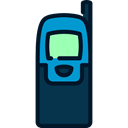 Communication, phones, phone call, Telephones, telephone, mobile phone, technology Black icon