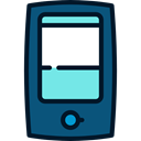 pencil, telephone, mobile phone, technology, Communication, phones, phone call Teal icon