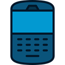 telephone, mobile phone, cellphone, smartphone, technology, Communication, Communications, phone call Teal icon
