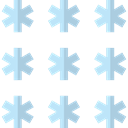 Cold, snowflake, snowing, weather, Snow, nature, winter Black icon