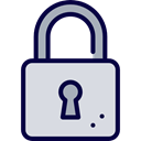 locked, Lock, secure, security, padlock, Tools And Utensils Gainsboro icon