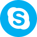 Circle, Messaging, round icon, Message, Skype, Messenger DeepSkyBlue icon