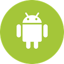 round icon, Os, Android, Operating system, Circle YellowGreen icon