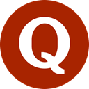 Circle, Quora, round icon, forum Firebrick icon