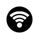 Connect, Logo, Wifi, function Black icon