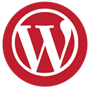 Rs, Wordpress, Social, media Firebrick icon