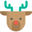 christmas, winter, Animals, deer, Animal, reindeer, mammal DarkKhaki icon