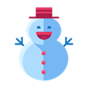 Build, Snow, christmas, Man, snowman, decoration, Decorate Black icon
