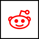media, Logo, Reddit, Social, Company Red icon