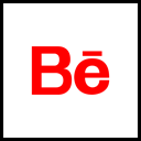 media, Logo, Social, Behance, Company Red icon