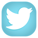 Social, Android, media, Apps, twitter SkyBlue icon