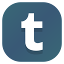 media, Apps, Social, Tumblr, Android DarkSlateBlue icon