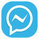 Apps, Messenger, Social, Android, media MediumTurquoise icon