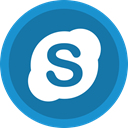 video, Audio, online, Skype DarkCyan icon